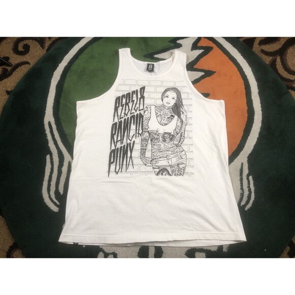 Rancid x REBEL8 "Journey To The End" Tank Top Mike Giant XL Tattoo Girl East Bay - Picture 2 of 13